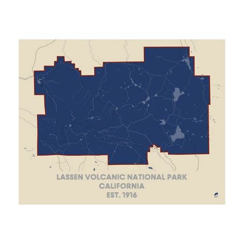 Lassen Volcanic National Park Map | Lassen volcanic national park ...