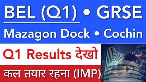 Bel Q Results Mazagon Dock Share Latest News Grse Cochin