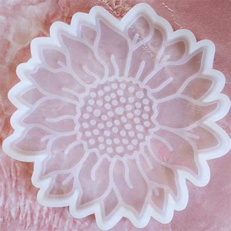 Sunflower Coaster Silicone Mould Starchild Designs