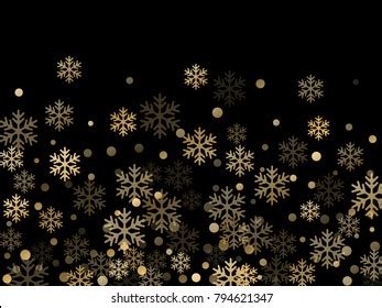 Gold Snowflakes Png