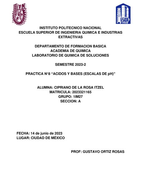 Reporte Completo Pract Im Instituto Politecnico Nacional Escuela