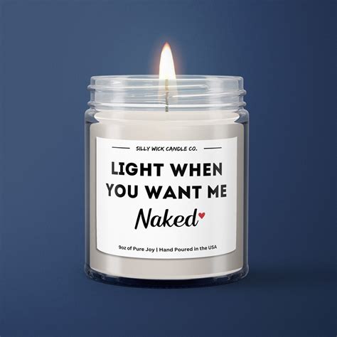 Light When You Want Me Naked Gift For Husband Relationship Gift Boyfriend Gift For Him Gift