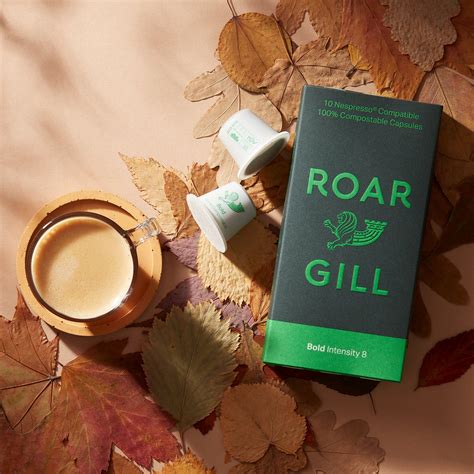 Roar Gill Coffee Bold Blend 10 Compostable Coffee Pods