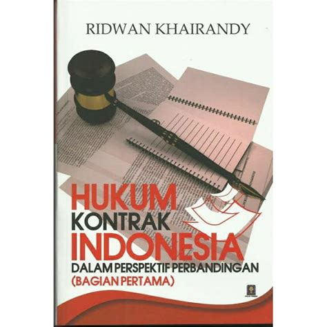 Jual Hukum Kontrak Indonesia Dalam Perspektif Perbandingan Bagian