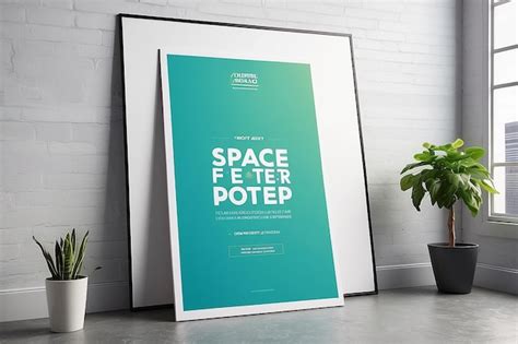 Premium Photo Promotional Poster Mockup