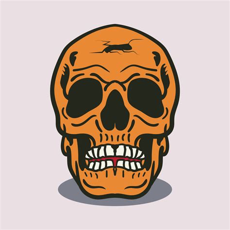 Skull Graphic Design Vector Illustration 6601309 Vector Art at Vecteezy