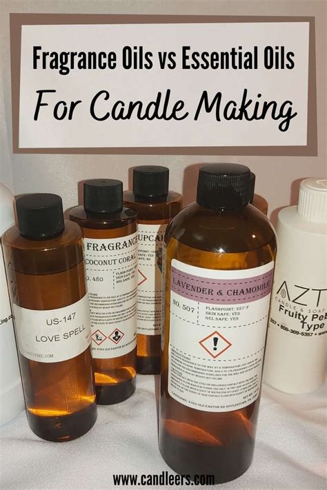 Fragrance Oils Vs Essential Oils For Candle Making Candle Scents