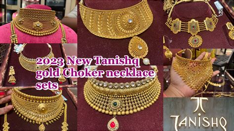 Latest New Gold Choker Necklace Sets From Tanishq Choker Sets