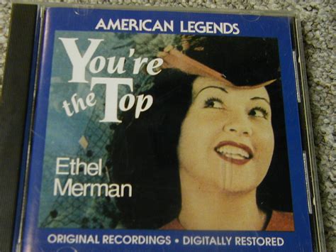 Ethel Merman American Legends Youre The Top Music