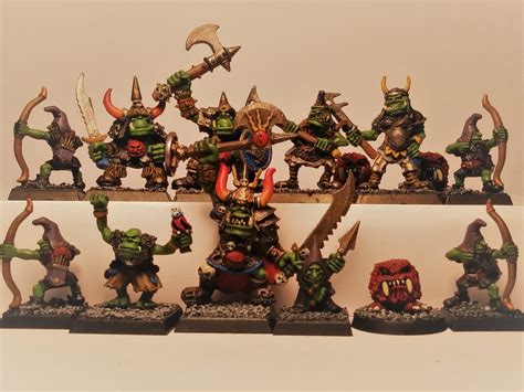 Finished My Orc War Band For Mordheim Meet Da Wyrdstone Waaagh Candc