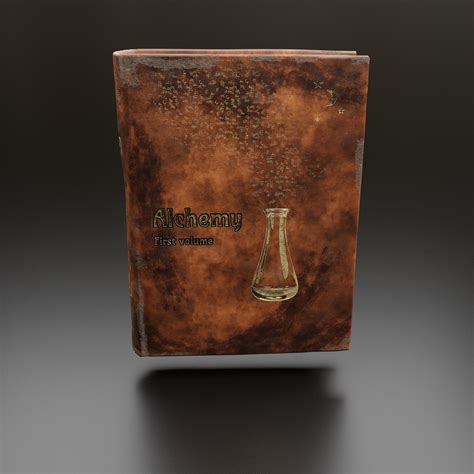 3D Alchemy Book Prop Design on Behance