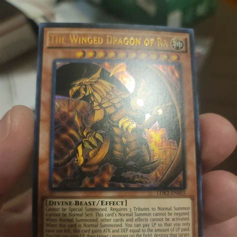 Mavin The Winged Dragon Of Ra Ldk2 Ens03 Ultra Rare Limited Edition Yugioh