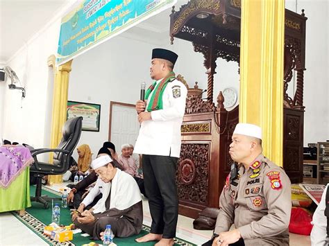 Bupati Pelalawan Hadiri Wirid Yasin Akbar Di Masjid At Taqwa Bandar