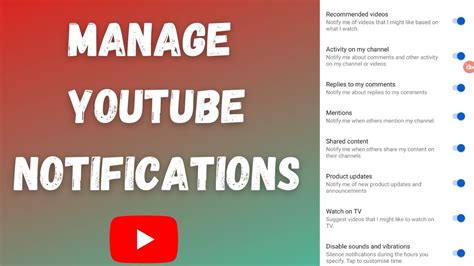 How To Manage Notification On Youtube App Youtube