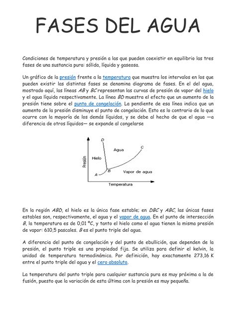 Fases Del Agua PDF