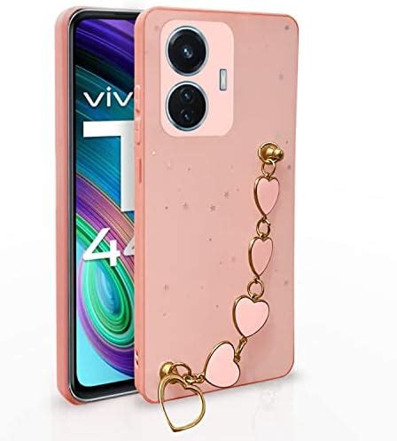 Pikkme Vivo Y Back Cover For Girls Heart Shaped Metal Chain Blocks