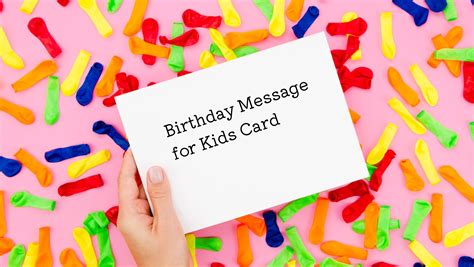 Latest and Best Birthday Message for Kids Card - Latest Collection of ...