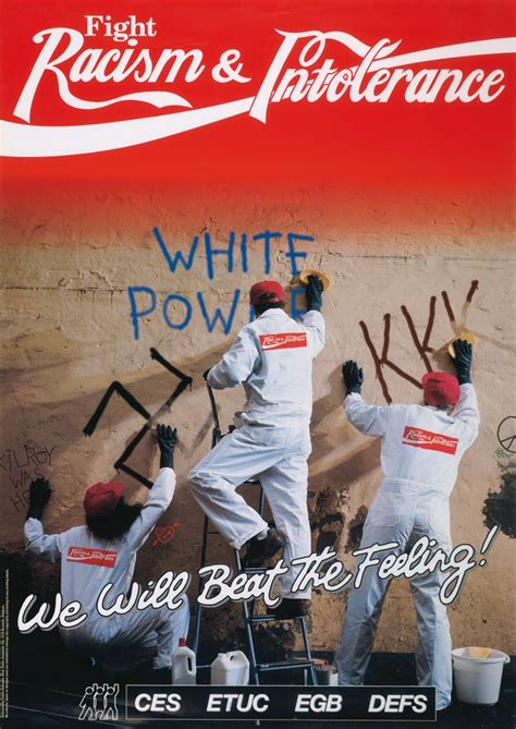 Campaign Against Racism And Xenophobia 1997 Poster ETUC