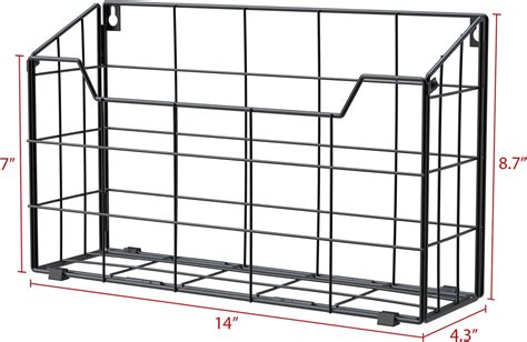 Univivi Organizador De Archivos De Pared Soporte Para Archivos Colgante