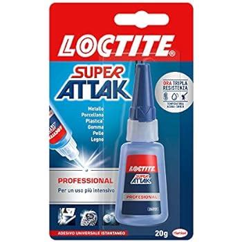 Loctite Super Attak Plastica Colla Per Plastica Istantanea In