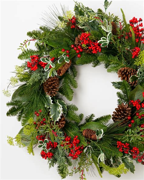 Most Realistic Christmas Wreaths And Garlands Balsam Hill