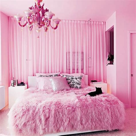 Gambar Foto Desain Interior Kamar Tidur Warna Pink Mau Coba