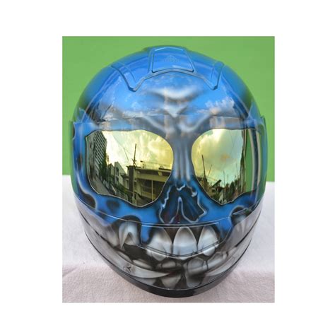 Custom airbrushed predator helmet 192 - Predatorthai