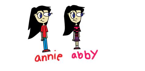 the twins:annie and abby by kr4903 on DeviantArt