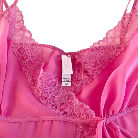 Victoria S Secret Lingerie Babydoll Sexy Chemise Lace Pink Size M Ebay