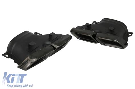 Rear Diffuser With Exhaust Muffler Tips Suitable For Mercedes Gle W166 Suv Sport Line 2015 2018