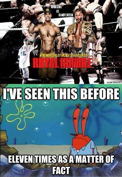 Wrestlingmemes John Cena Vs Randy Orton X Wwe Funny Wrestling