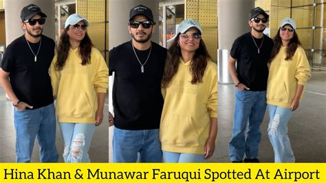 Dongri Ka Raja Bigg Boss Winner Munawar Faruqui With Hina Khan Spotted