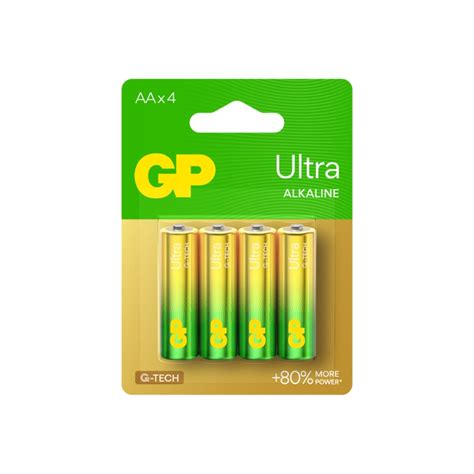 Baterie GP Batteries Ultra Alcalina AA LR6 1 5V Alcalina Blister 4