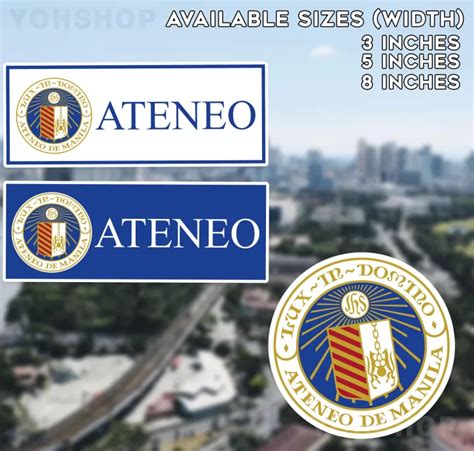 University Logos | NCAA University Logo Sticker | Ateneo De Manila ...