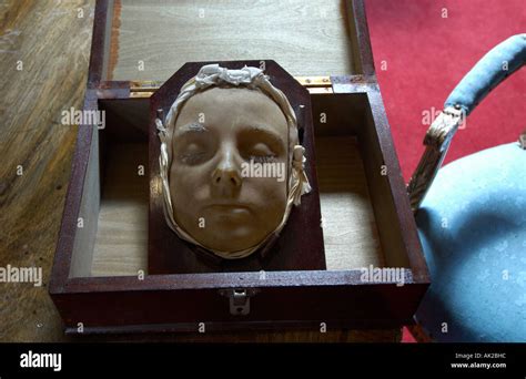 Mary Queen of Scots death mask Stock Photo - Alamy