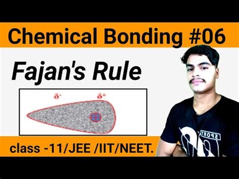 Chemical Bonding L Fajan S Rule L Class Chemistry L Partial