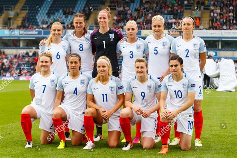 England Team Photo During Womens European Editorial Stock Photo - Stock