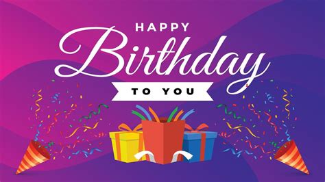 Happy Birthday Wish Banner Background Illustration 47888497 Vector Art