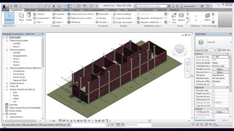 Curso De Revit Casa De Niveles Muros Del Do Nivel Muros