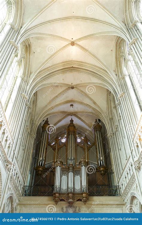 Bayeux Cathedral view stock image. Image of organ, architecture - 174566193