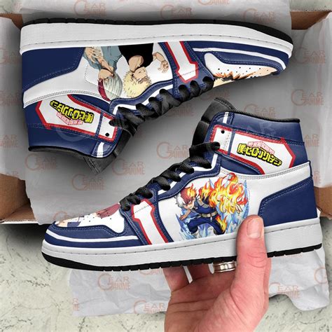 Shoto Todoroki And Bakugo Sneakers Custom My Hero Academia Anime Shoes