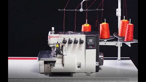 Bruce X5s Energy Saving 3 4 Or 5 Threads Overlock Edging Machine Introduction Youtube