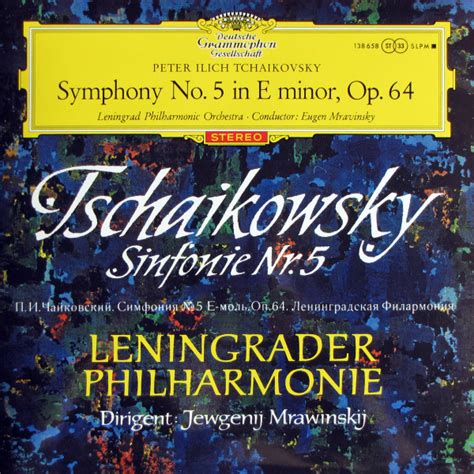 Analogphonic Lp Tchaikovsky Symphonies Mrawinskij Dgg Lp