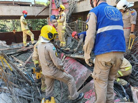 Cinco Trabalhadores Ficam Feridos Ap S Desabamento De Laje Em Obra Na