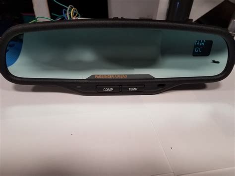 03 06 Silverado Tahoe Suburban Sierra Gentex 261 Compass Temp Rear View Mirror Ebay