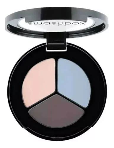 Trío De Sombras Para Ojos Alabaster Smashbox Nude cafe Azul Cielo Envío gratis