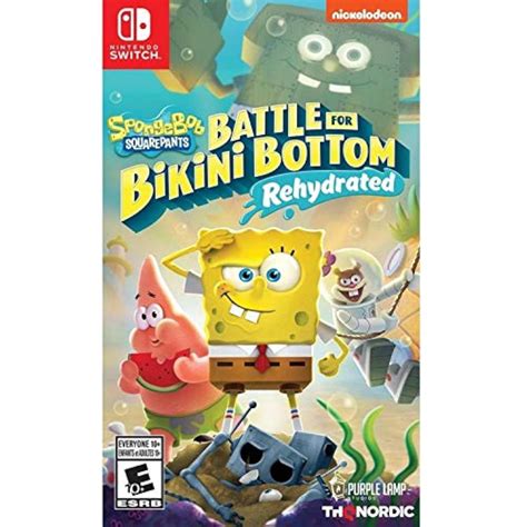 Spongebob Squarepants Battle For Bikini Bottom Rehydrated For Nintendo Switch