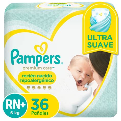 Pañales Pampers Premium Care Recien Nacido X36 Vea