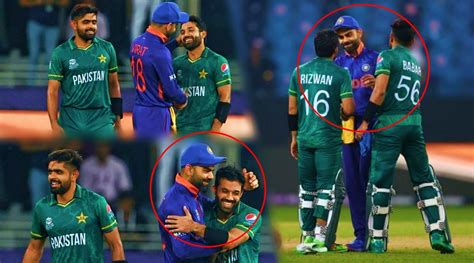 T20 World Cup Ind Vs Pak Mohammad Rizwan Hugged Virat Kohli After