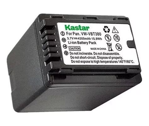 Bater A De Alta Capacidad Para Panasonic Kastar Vw Vbt Mercadolibre